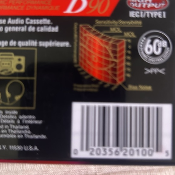 TDK Blank Cassette Tapes Originally Sealed - Picture 6 of 6